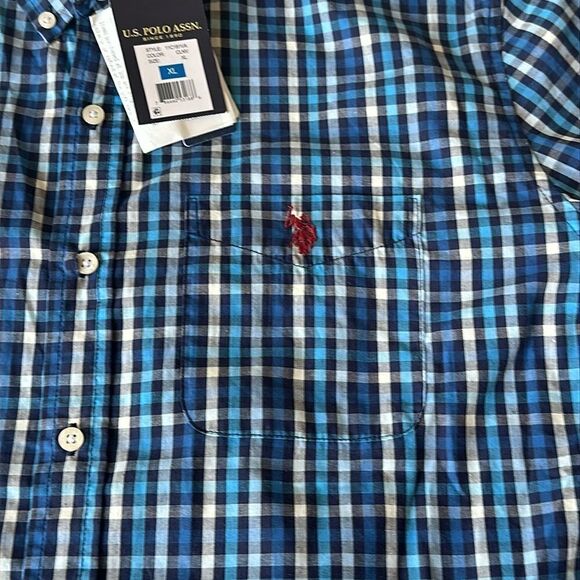 U.S. Polo Assn. Men’s Plaid Buttondown - Picture 8 of 11
